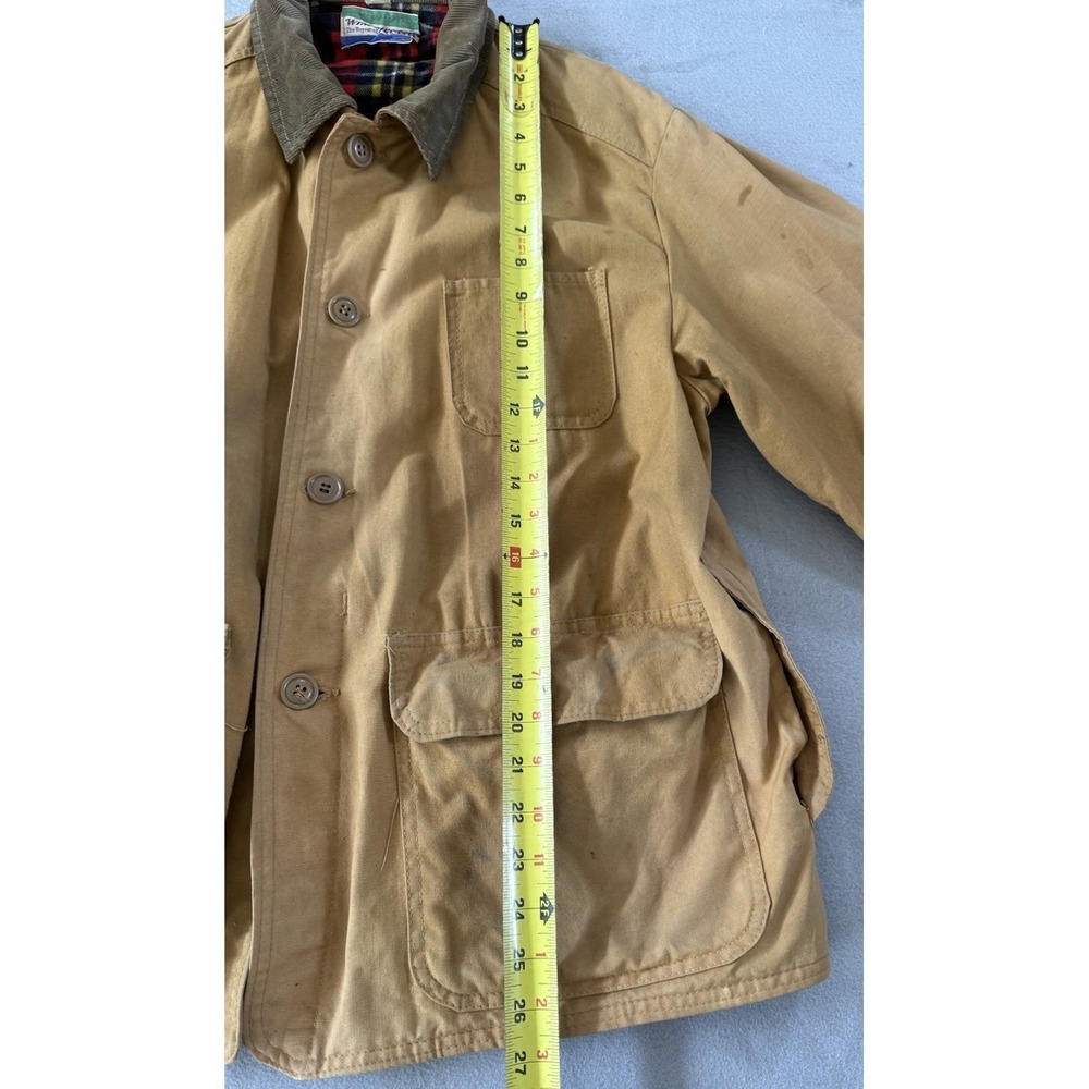 VTG Winchester Hunting Field Jacket Canvas Bird Hunting Cotton L - Picture 11 of 14